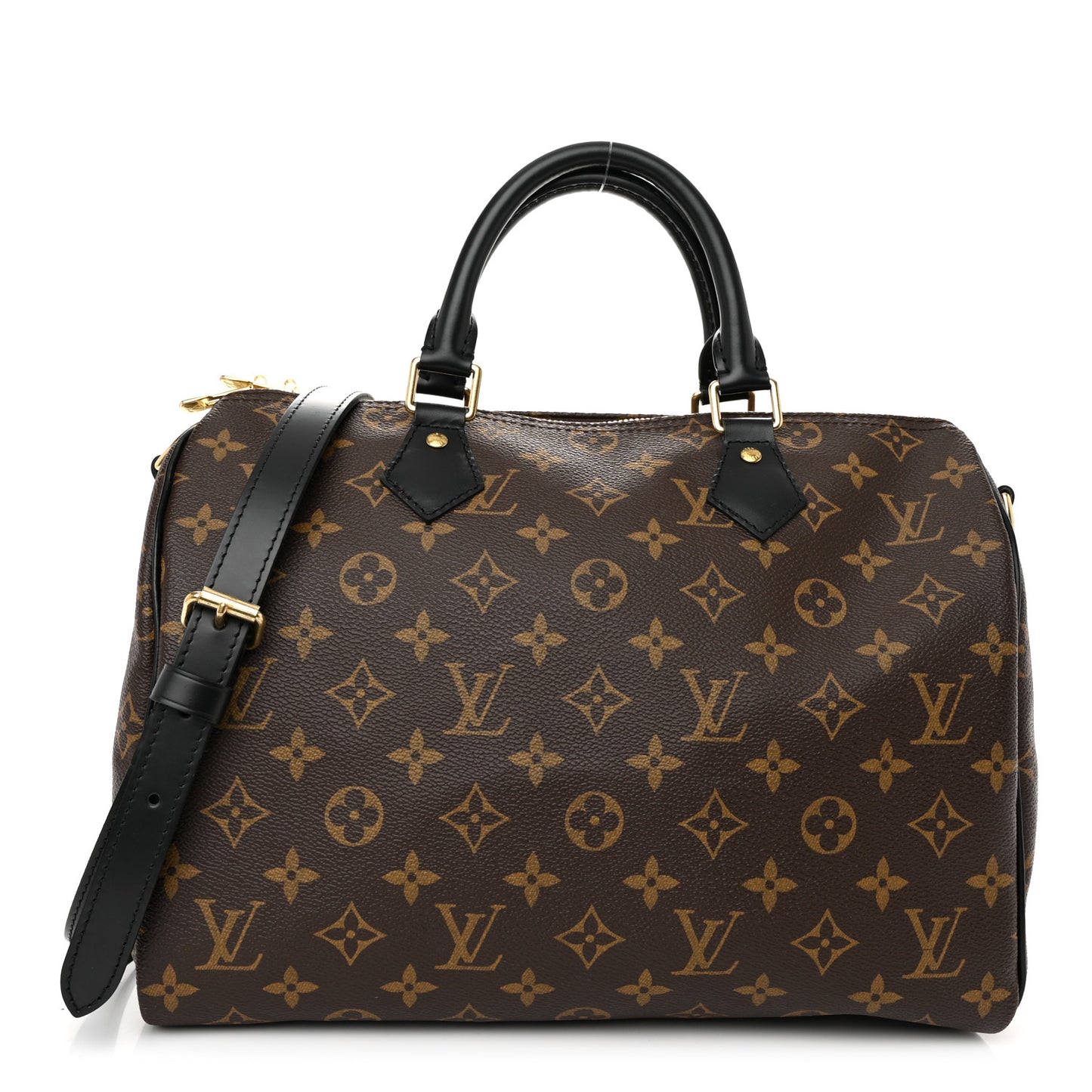Monogram My World Tour Speedy Bandouliere 30 Black