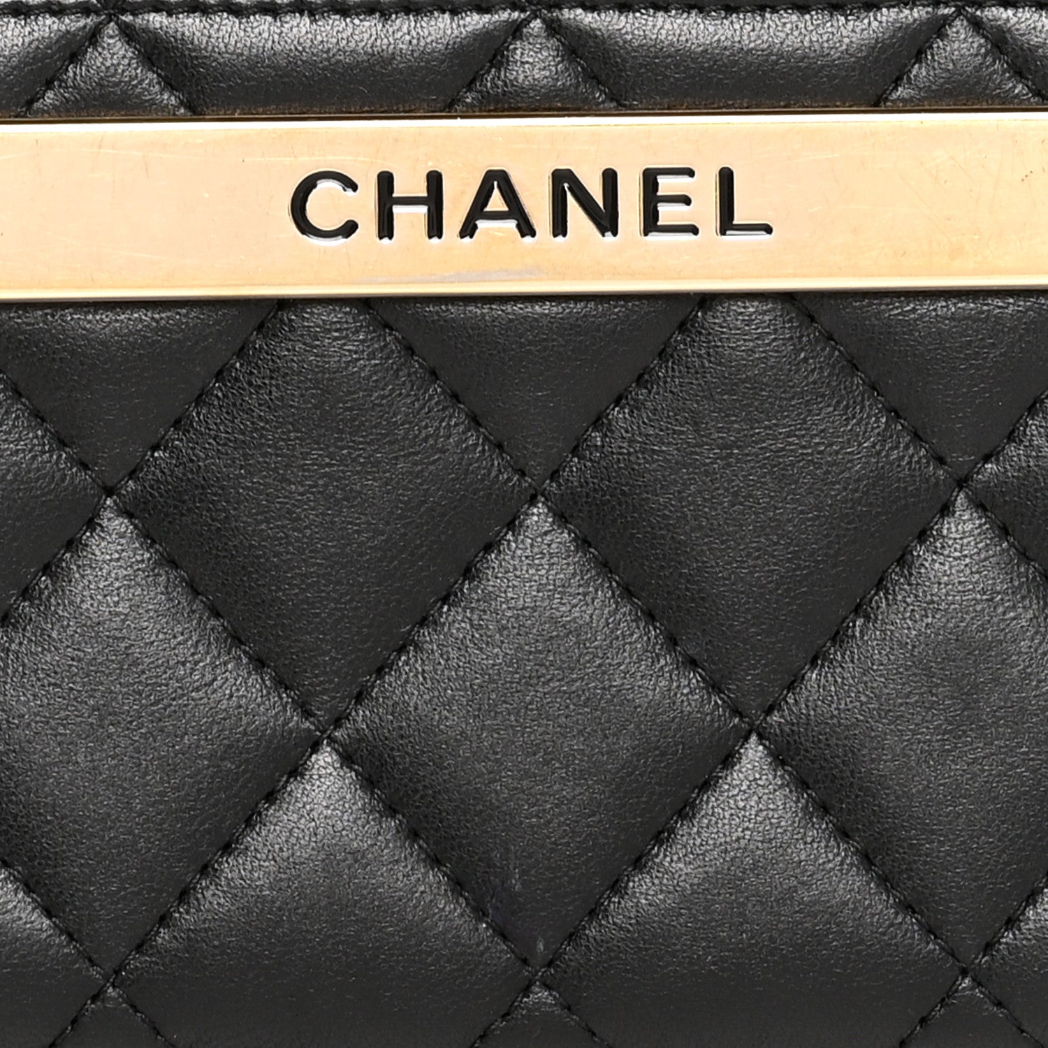 Chanel Lambskin Quilted Small Trendy CC Zip Around Wallet Black 9 of 11