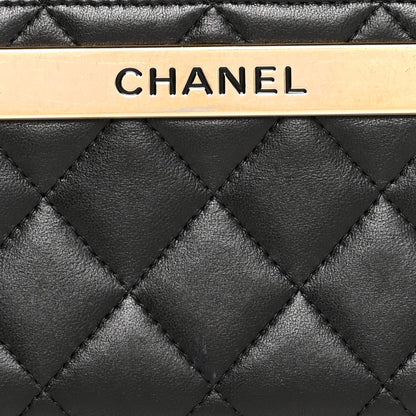 Chanel Lambskin Quilted Small Trendy CC Zip Around Wallet Black 9 of 11