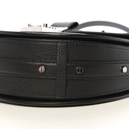 MCM Grained Calfskin Small Patricia Shoulder Bag Black 10 of 11