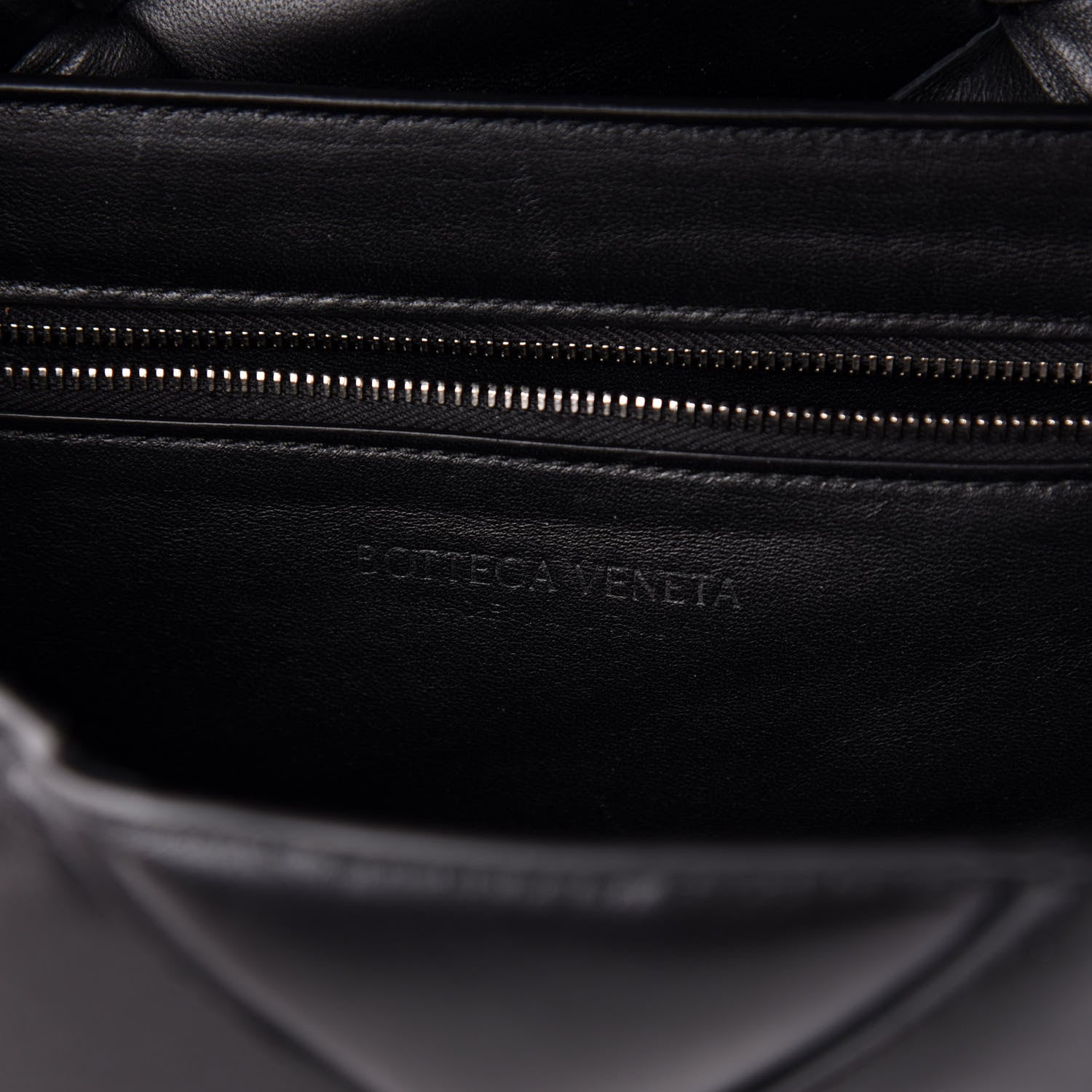 Bottega Veneta Nappa Intreccio Padded Top Handle Shoulder Bag Black 6 of 11