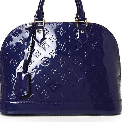 Louis Vuitton Vernis Alma PM Blueberry 8 of 12
