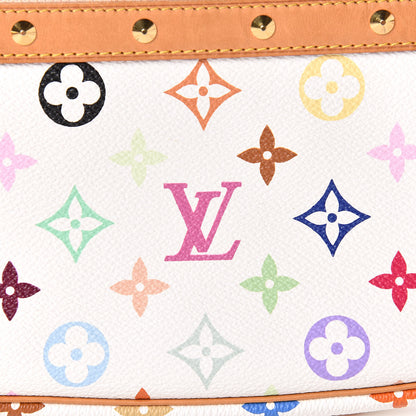 Louis Vuitton Monogram Multicolor Pochette Accessories White 9 of 13