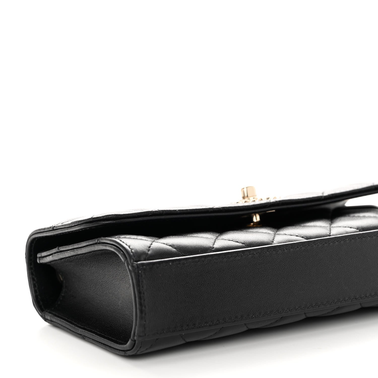 Chanel Lambskin Quilted Trendy CC Flap Phone Holder With Chain Black 9 of 11