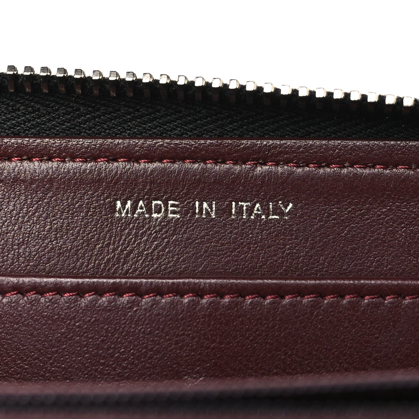 Lambskin Quilted Large Gusset Zip Around Wallet Black