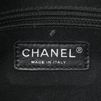 Chanel Metallic Perforated Calfskin Small Up In The Air Flap Black 6 of 11