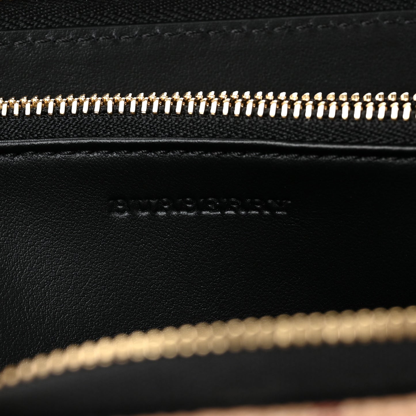Haymarket Check Large Ziggy Zip Around Wallet Black
