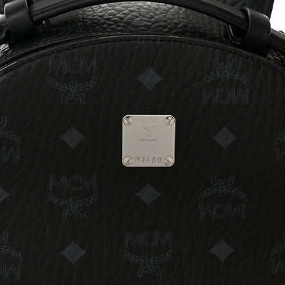 MCM Visetos Medium Stark Backpack Black 6 of 10