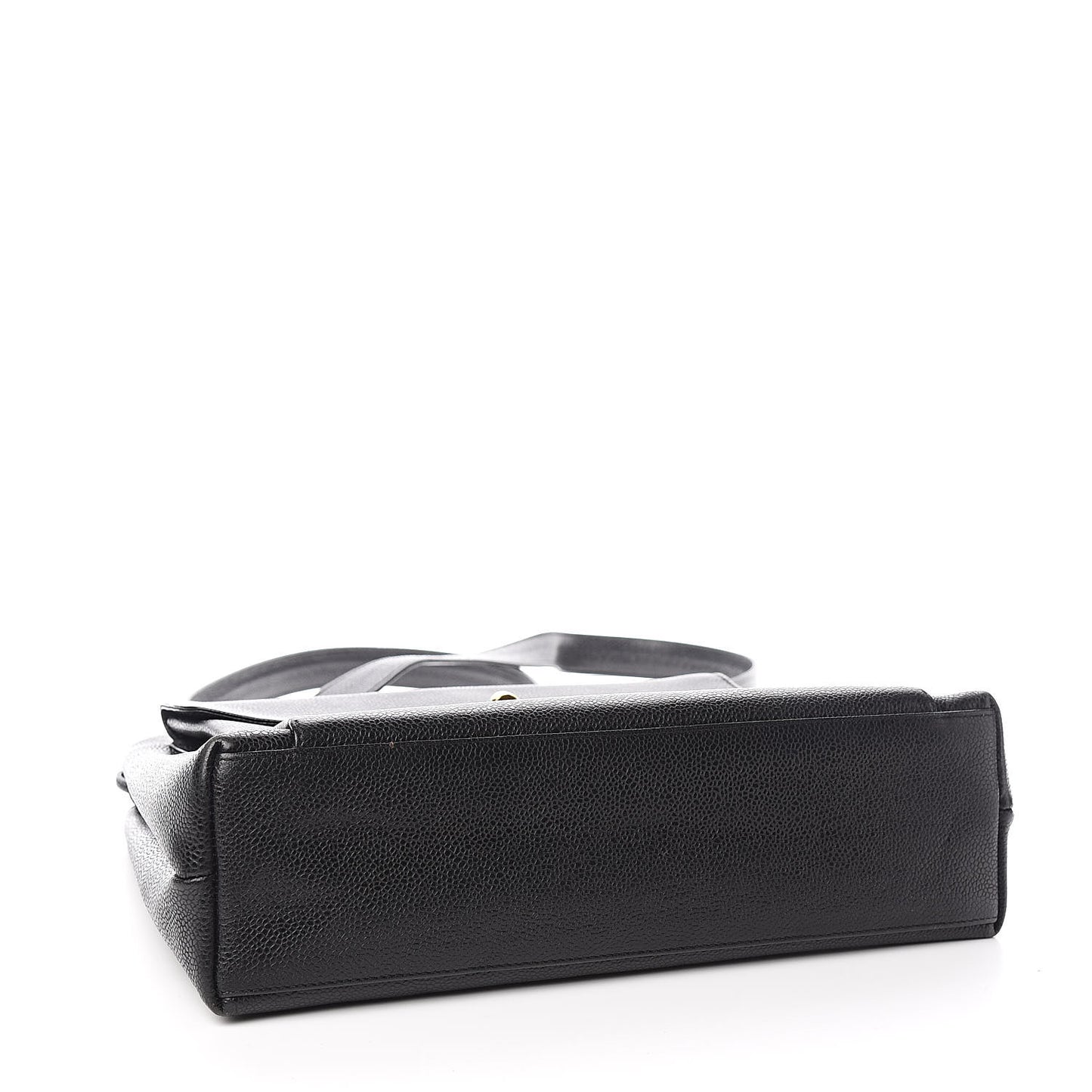 Caviar Flap Shoulder Bag Black