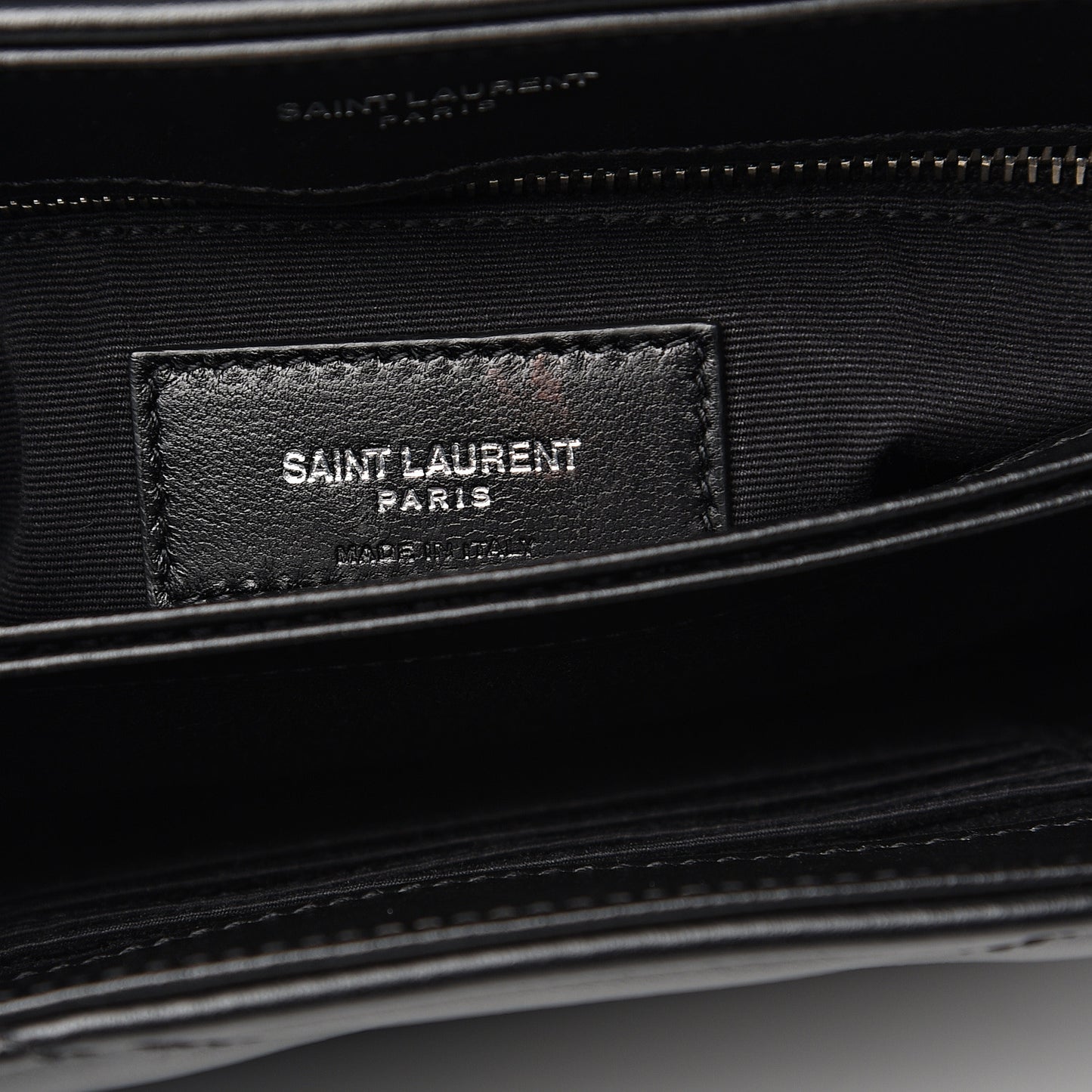 Calfskin Y Quilted Monogram Toy Loulou Crossbody Bag Black