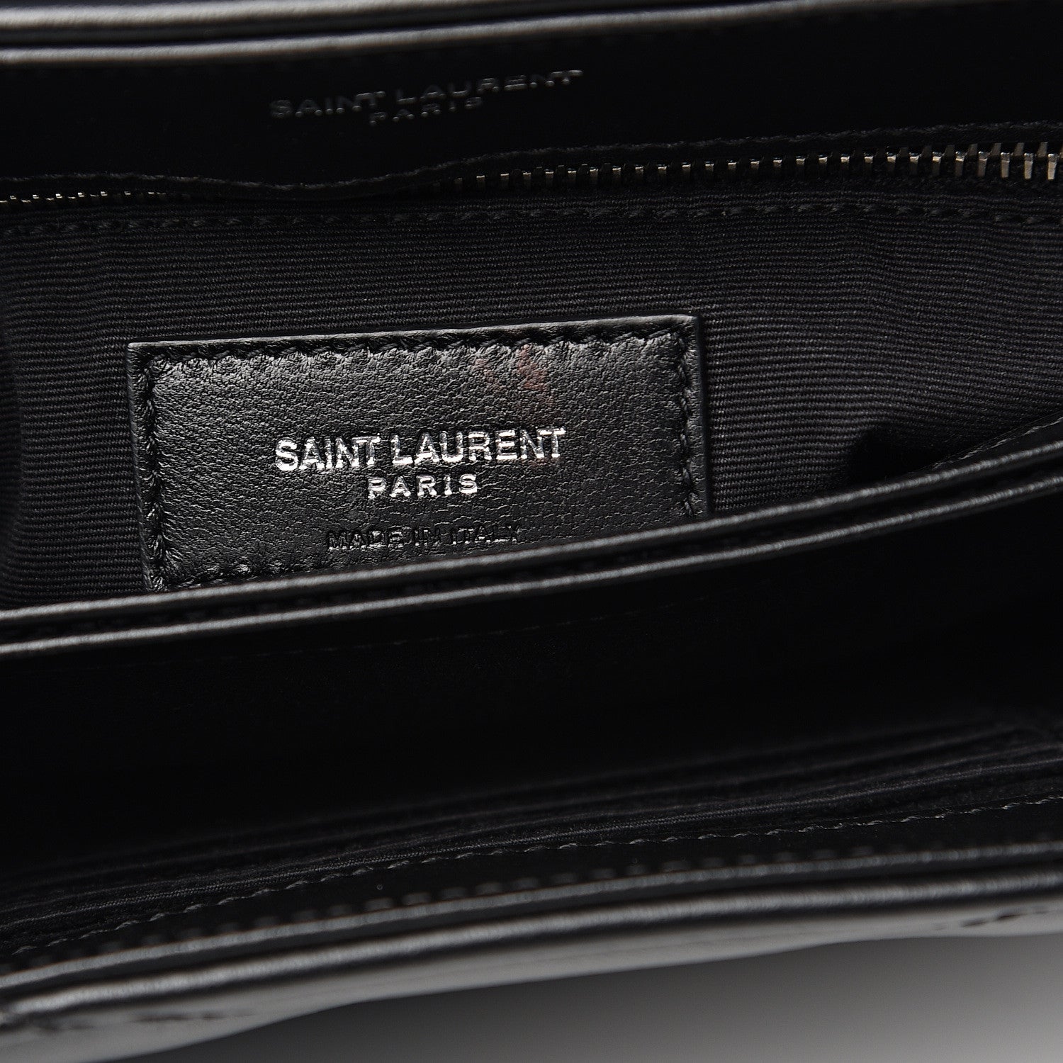 Saint Laurent Calfskin Y Quilted Monogram Toy Loulou Crossbody Bag Black 5 of 9