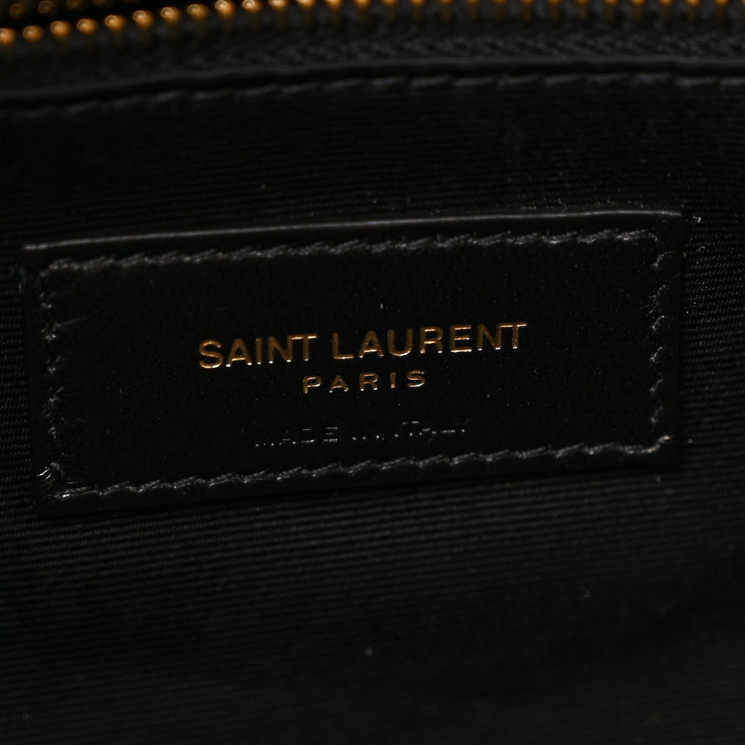 Saint Laurent Calfskin Y Quilted Monogram Medium Loulou Chain Satchel Dark Beige 7 of 12