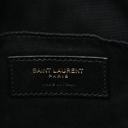 Saint Laurent Calfskin Matelasse Monogram Lou Camera Bag Dark Beige 6 of 10
