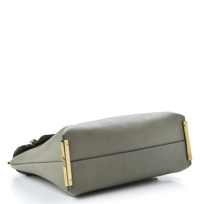 Chloe Calfskin Medium Clare Top Handle Bag Baobab Green 4 of 9