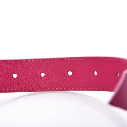 Louis Vuitton Taurillon Calfskin Essential V 30mm Belt 85 34 Fuchsia 7 of 9