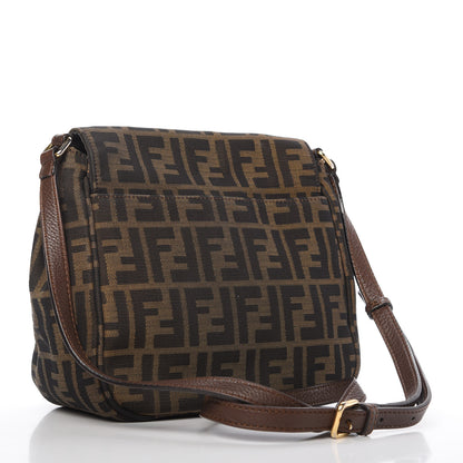 Fendi Zucca Vitello Artic Messenger Bag Tobacco Castagna 3 of 10