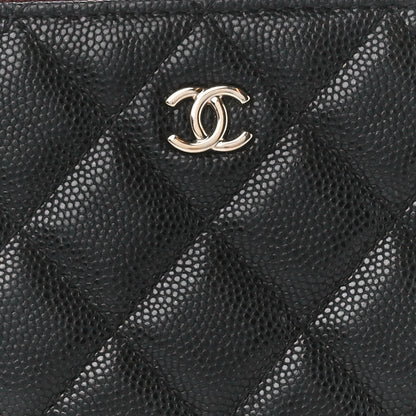 Chanel Caviar Quilted Small Cosmetic Case Black 8 of 11