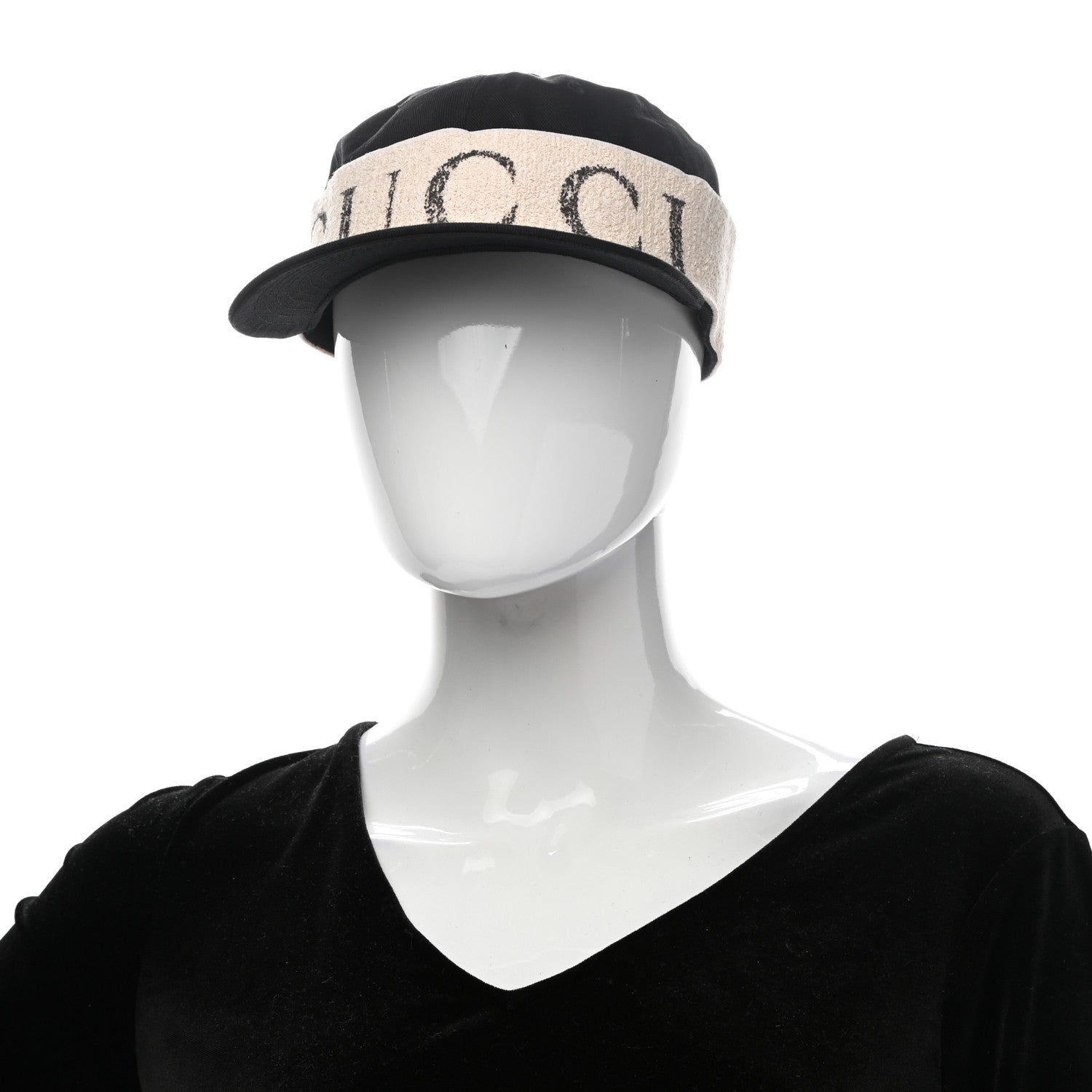 Gucci Gabardine Gucci Headband Baseball Hat L Black 2 of 8