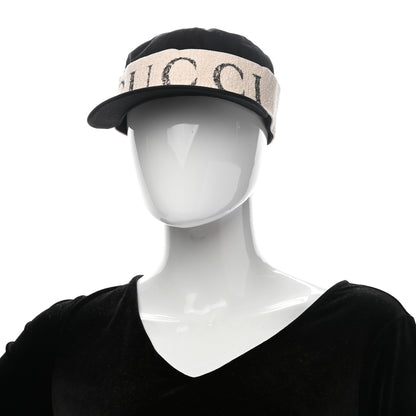 Gucci Gabardine Gucci Headband Baseball Hat L Black 2 of 8