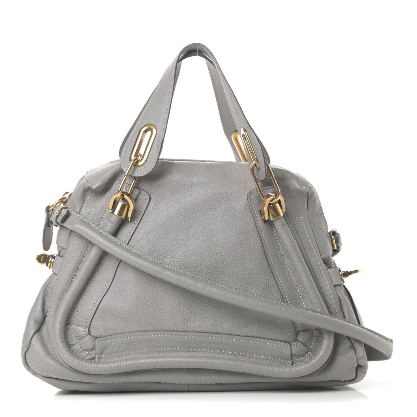 Calfskin Medium Paraty Cashmere Grey