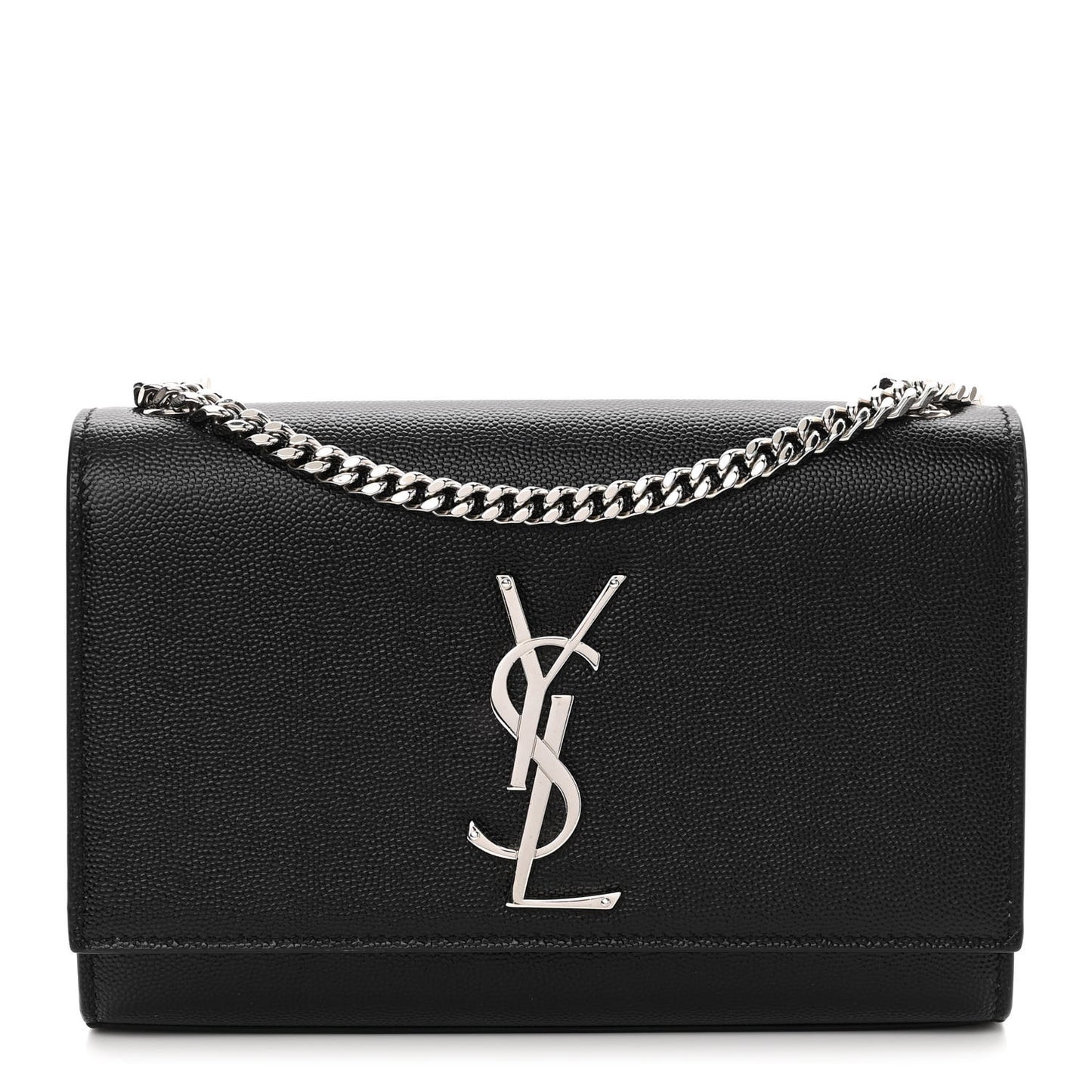 Grain De Poudre Small Monogram Kate Satchel Black