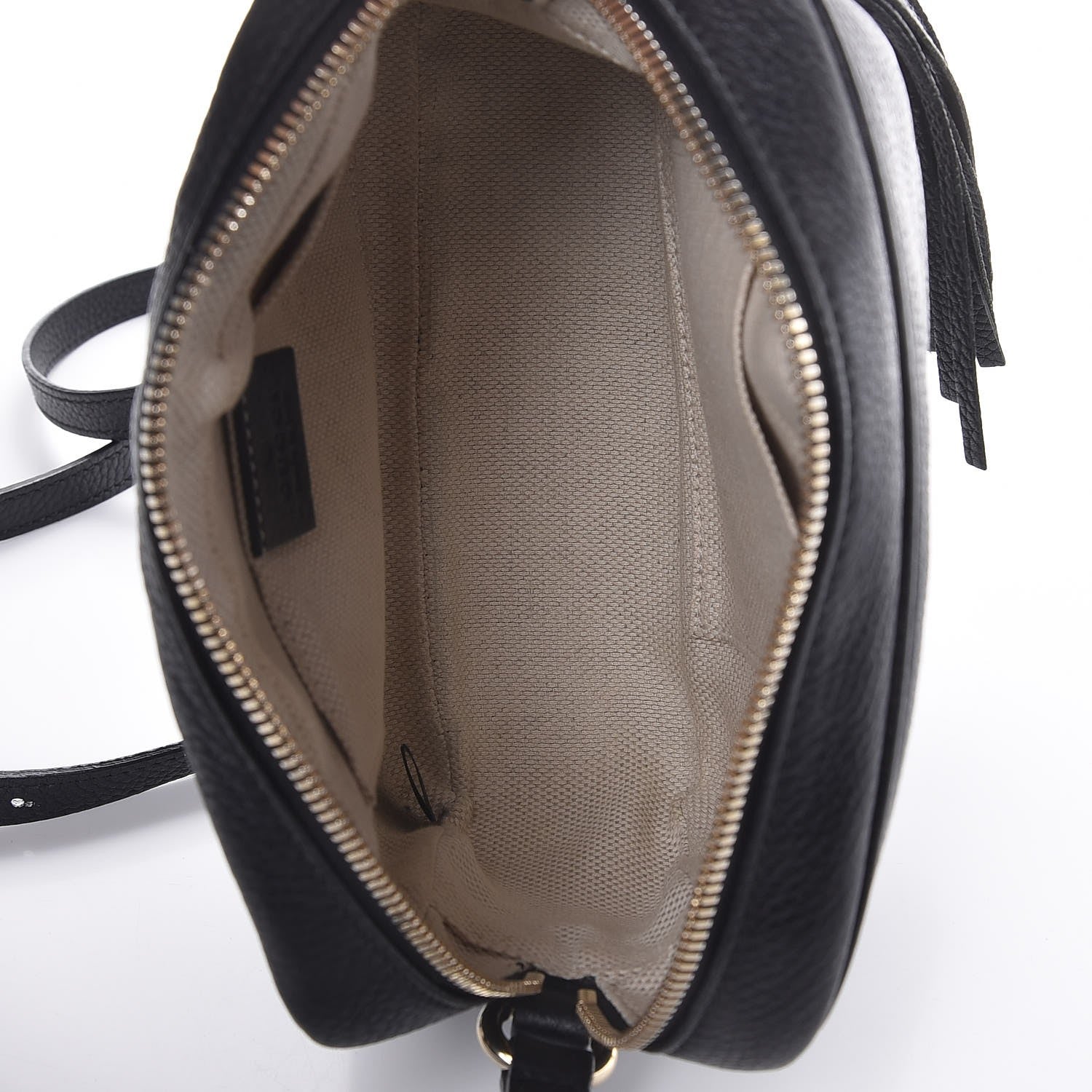 Gucci Pebbled Calfskin Small Soho Disco Bag Black 5 of 7