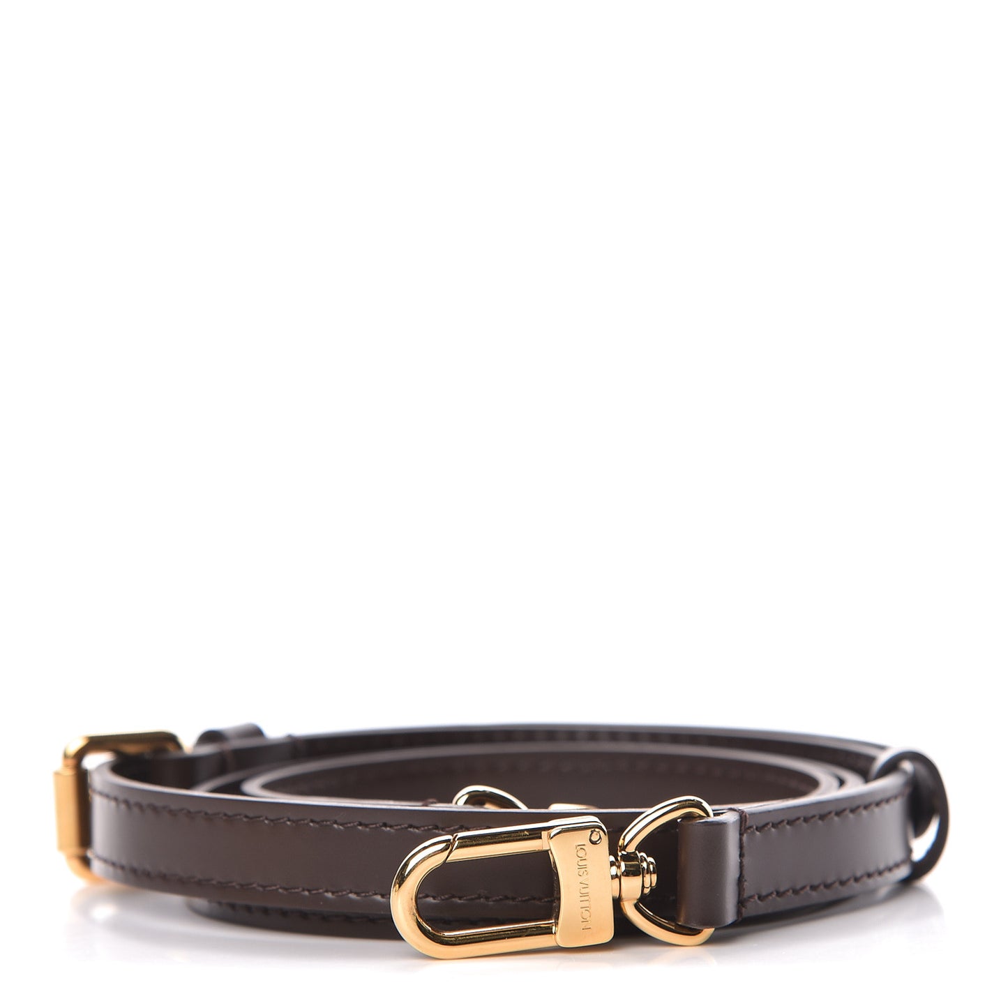 Calfskin Adjustable Speedy Bandouliere Shoulder Strap Brown