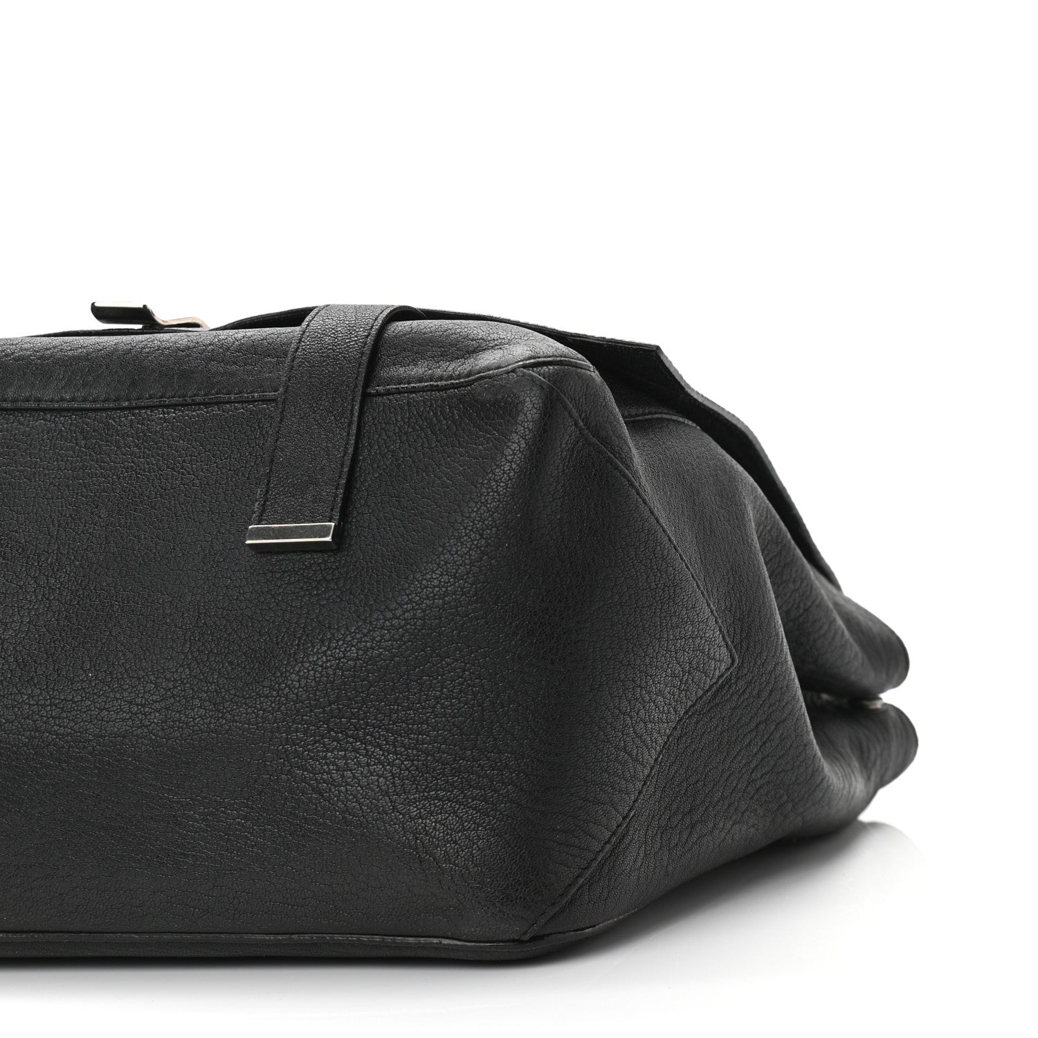 Proenza Schouler Calfskin Lizard Embossed Large Courier Bag Black 9 of 9
