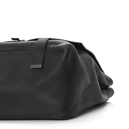 Proenza Schouler Calfskin Lizard Embossed Large Courier Bag Black 9 of 9