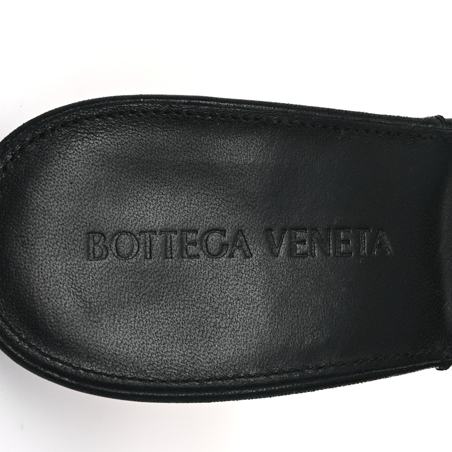 Nappa Maxi Intrecciato Lido Mule Sandals 40 Black