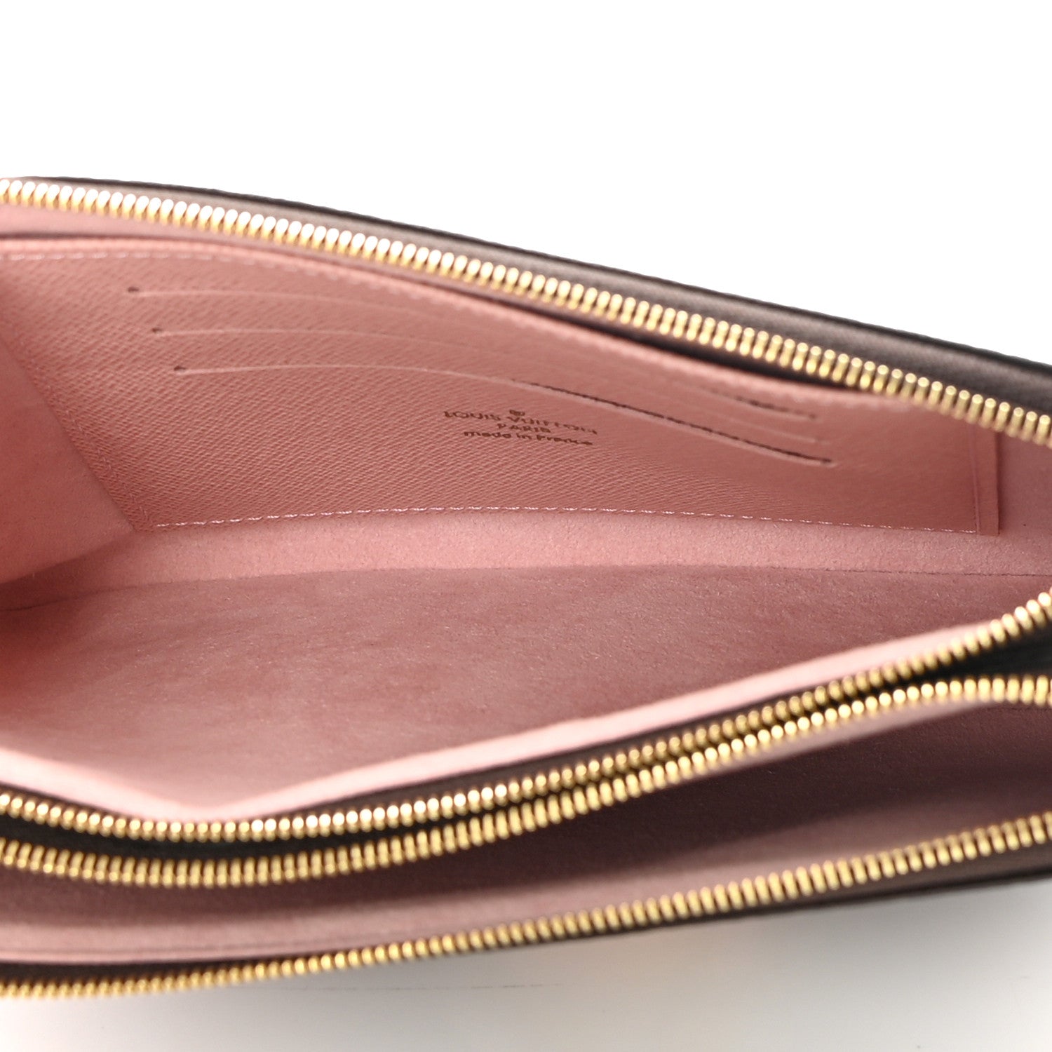 Louis Vuitton Monogram 2020 Christmas Animation Big Wheel Double Zip Pochette Rose Ballerine 5 of 12
