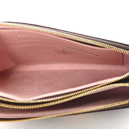 Louis Vuitton Monogram 2020 Christmas Animation Big Wheel Double Zip Pochette Rose Ballerine 5 of 12