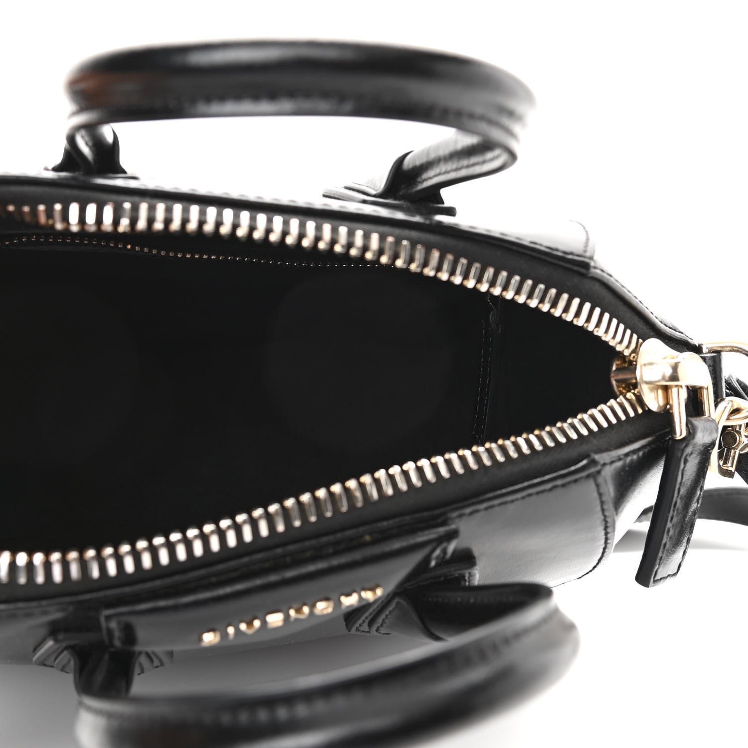 Givenchy Shiny Lord Calfskin Mini Antigona Black 4 of 11