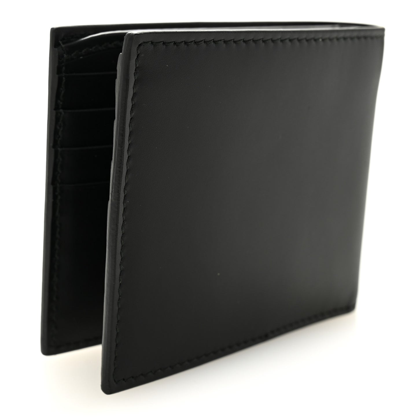Vitello Bi-Fold Gomma Wallet Black
