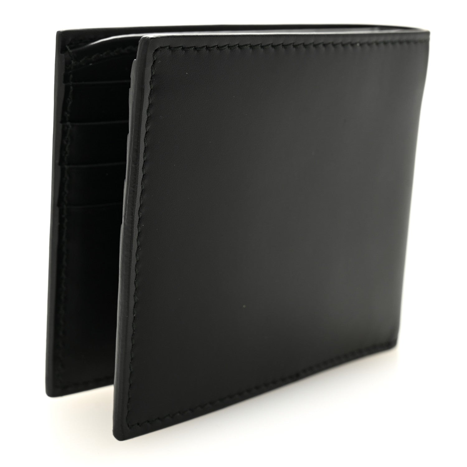 Gucci Vitello Bi-Fold Gomma Wallet Black 3 of 8