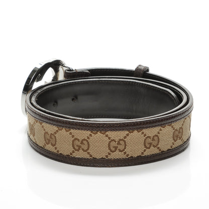 Gucci Monogram Interlocking G 40mm Belt 90 36 Dark Brown 3 of 8