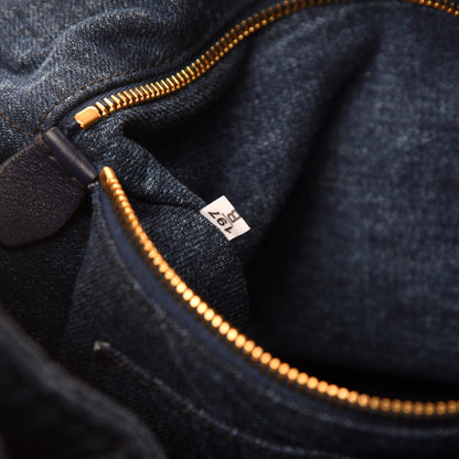 Prada Denim Logo Tote Avio 9 of 10