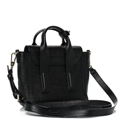 3.1 Phillip Lim Textured Calfskin Mini Pashli Satchel Black 3 of 12