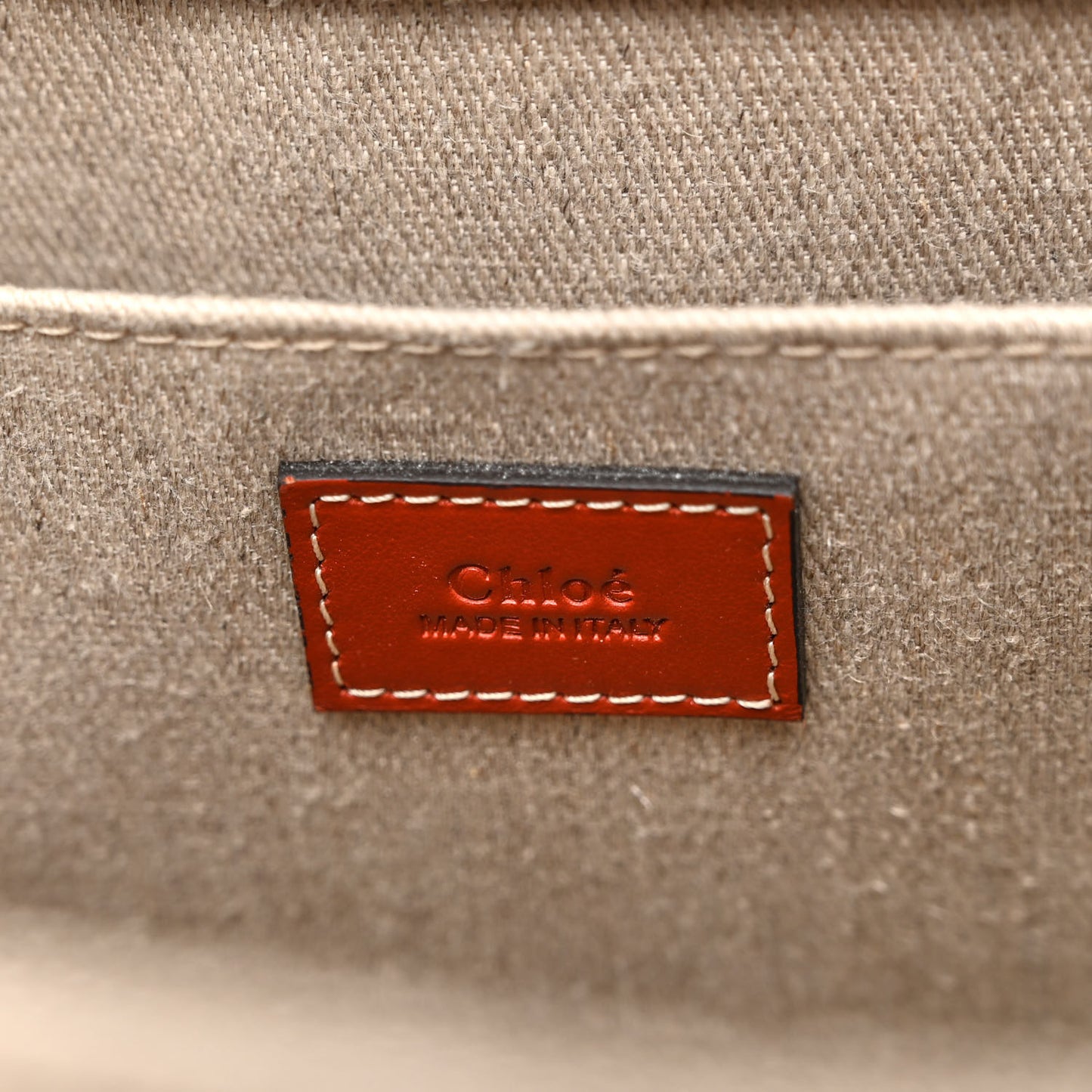 Cotton Calfskin Medium Woody Ribbon Tote White Brown