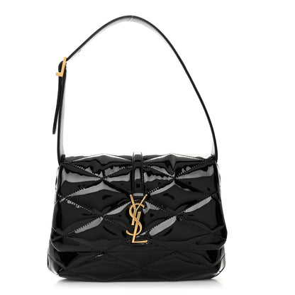 Saint Laurent Patent Quilted Le 57 Diamond Shoulder Bag Black 1 of 8