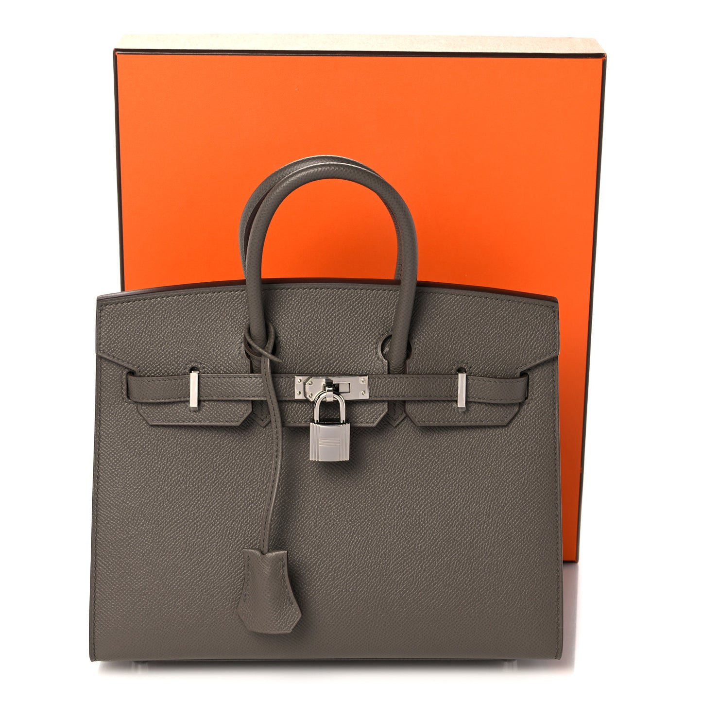 Epsom Birkin Sellier 25 Etain