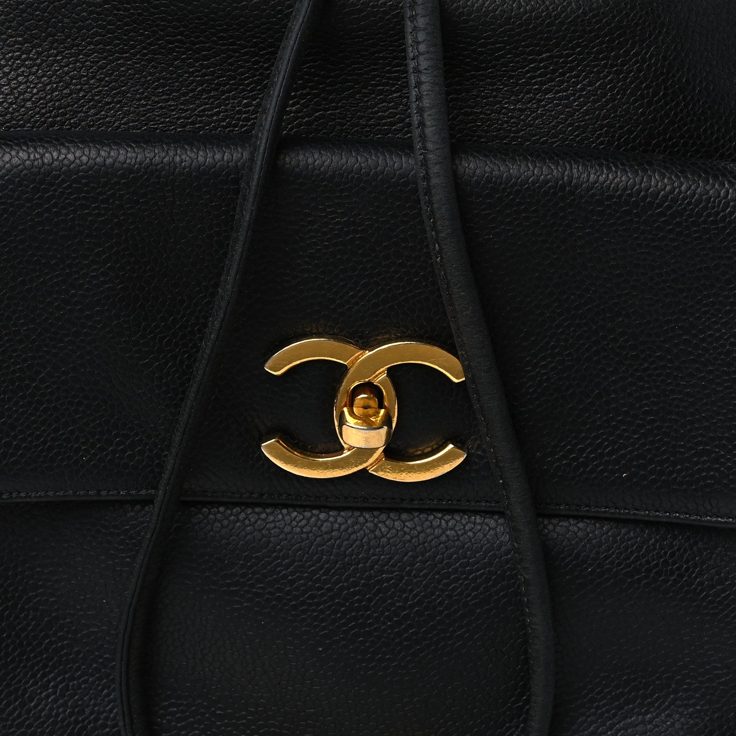 Chanel Caviar Drawstring Backpack Bag Black 7 of 9