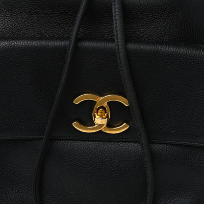 Chanel Caviar Drawstring Backpack Bag Black 7 of 9