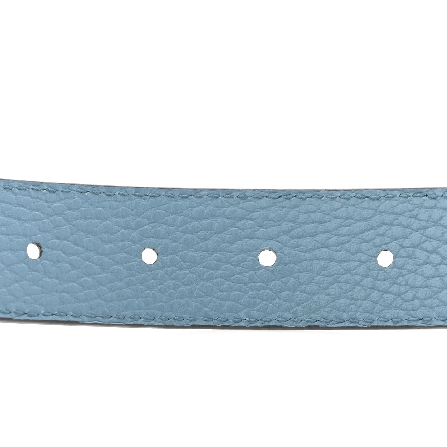 Calfskin Double G Reversible 37mm Belt 85 34 Petroleum Blue