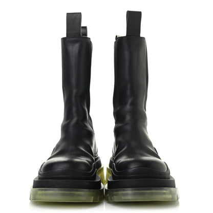 Bottega Veneta Calfskin The Tire Chelsea Boots 35.5 Black Transparent 2 of 13