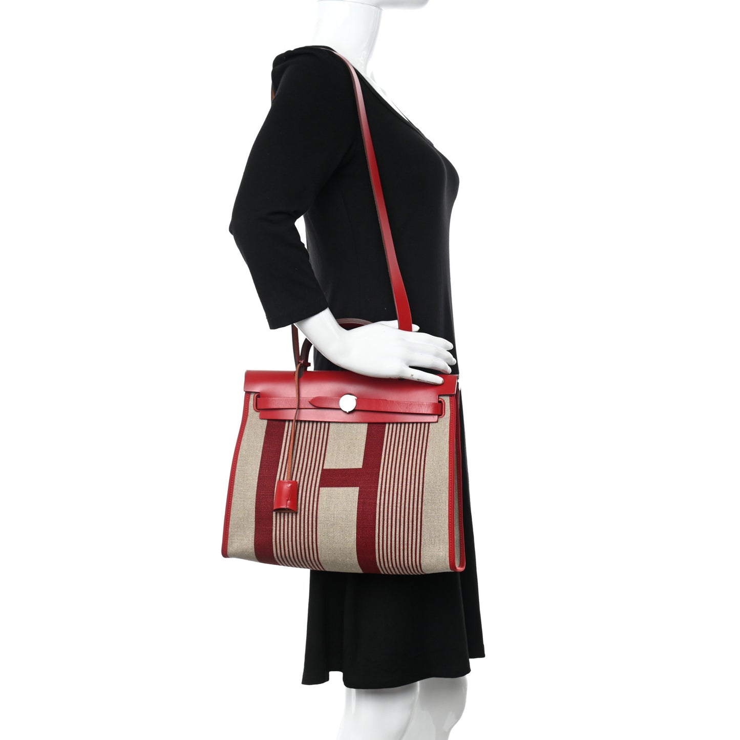 Vache Hunter Toile H Vibration Herbag Zip 31 PM Bordeaux Ficelle Rouge Piment