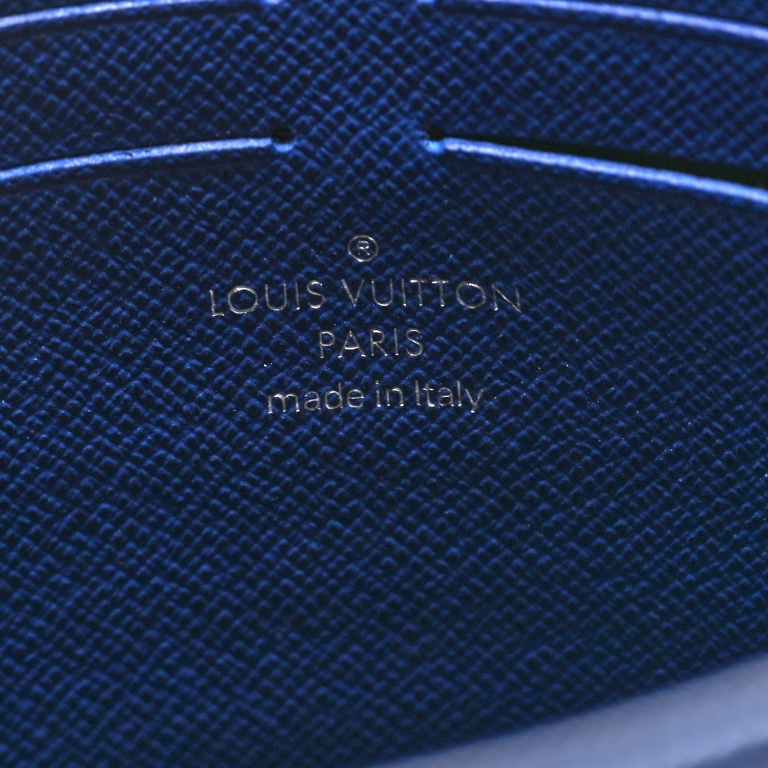 Louis Vuitton Monogram Eclipse Pochette Voyage MM Pacific Blue 6 of 6