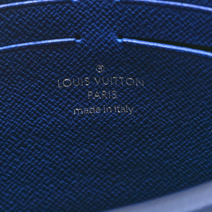 Louis Vuitton Monogram Eclipse Pochette Voyage MM Pacific Blue 6 of 6
