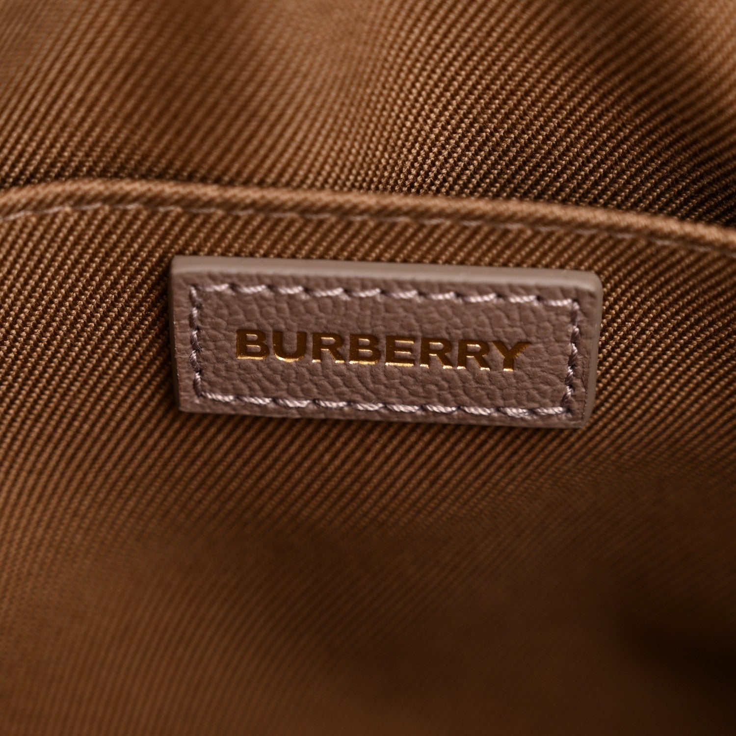 Burberry Calfskin House Check Large Camera Bag Grey Mink 6 of 11