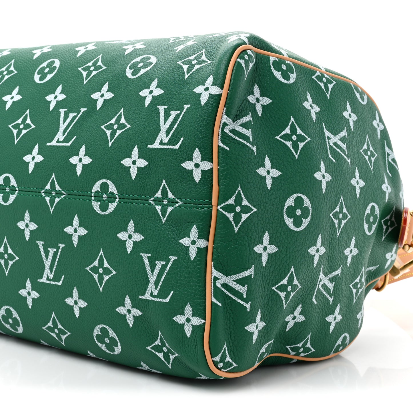 Calfskin Monogram Speedy P9 Bandouliere 40 Green